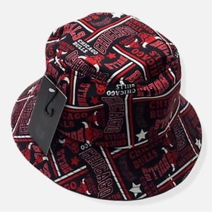 Chicago Bulls Muti Print Bucket Hat NBA Apparel OSFM